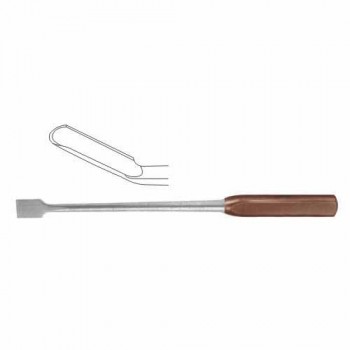 FiberGrip™ Dahmen Bone Gouge Curved Stainless Steel, 30 cm - 12" 12 mm